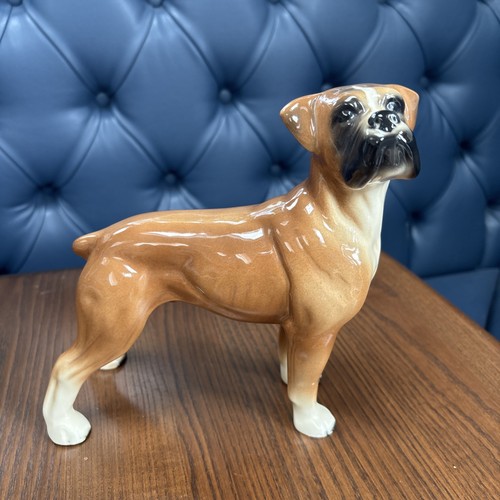 Vintage boxer dog figurine - vintage,