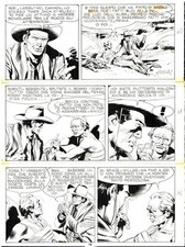 TICCI - TEX -  Tavola  Originale del N 272   , "Il disertore"