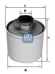 Filtro aria ufi - ufi, 27.188.00