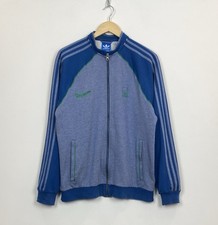 Adidas Vespa Seefeld Full Zip Track Jacket Men’s Size L Retro Style Blue Top Y2K