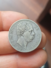 REGNO D ITALIA MONETA 2 LIRE 1887 BB/SPL UMBERTO I