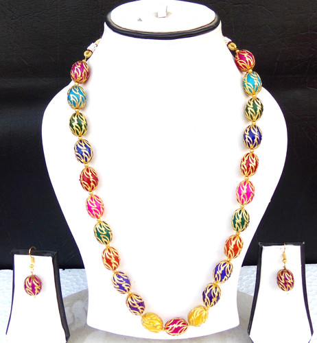 Set orecchini collana etnica