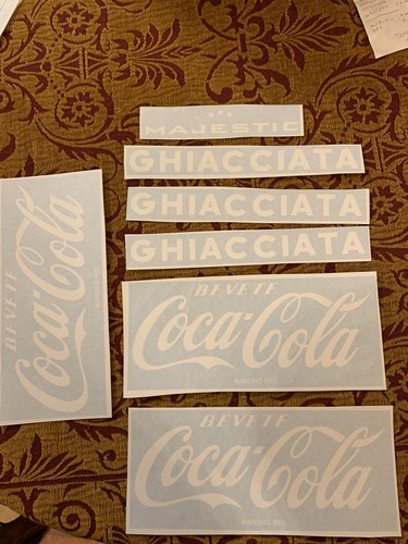 Adesivi logo coca cola - adesivi, kit
