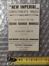 Antica pubblicità 1925 - , moto