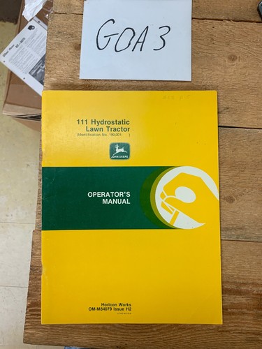 John deere 111 - deere,