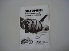 advertising Pubblicità 1975 SIMONINI LONG RANGE 125