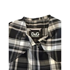Dolce & Gabbana Plaid Trench
