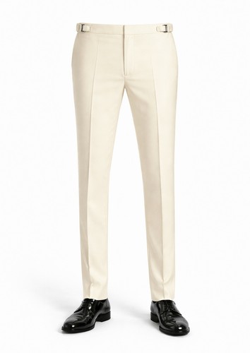 Pantalone smoking uomo piatto