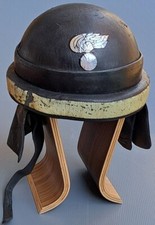 Carabinieri, casco da motociclista anni 50-60