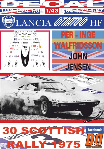 Decal lancia stratos the - decal,
