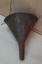 Antico Imbuto In Latta Di Ferro Pubblicitario  Da Contadino  Con Colino...