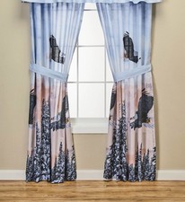 Set tende stampa aquile calve