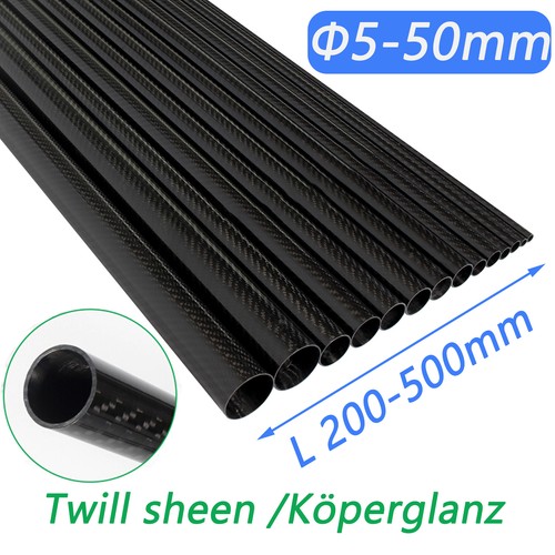 Tubo fibra carbonio 3k - di,