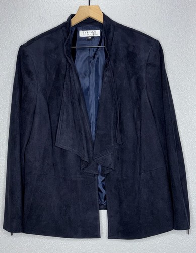Blazer giacca drappeggiato - , blu