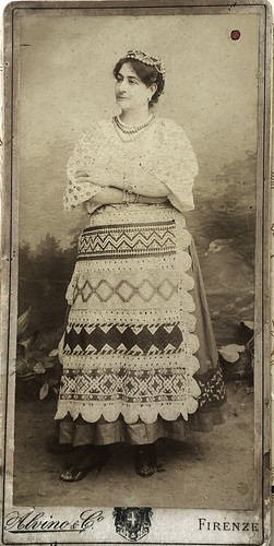 Antica foto cartonata - antica, di
