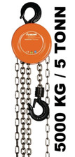 PARANCO MANUALE ARGANO A CATENA MANO 5000 KG 5 TON VERRICELLO 3 MT. SOLLEVATORE