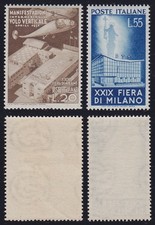 Italia 1951 - 29° Fiera di Milano serie 2 v. nuova MNH** g i. molto ben centrata