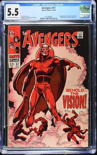 Avengers cgc 5 off white - avengers, off-white