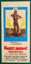 LOCANDINA SWEET MOVIE DOLCE FILM PIER PAOLO PASOLINI MARAINI CLEMENTI MAKAVEJEV