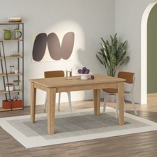 Tavolo da Pranzo Estensibile Allungabile 140/190 x 80 Rovere