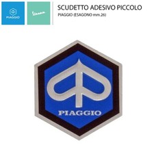 SCUDETTO PIAGGIO ADESIVO