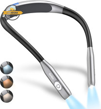 Collo Lampada Luce Da Lettura Ricaricabile, LED Luce per Lettura Libri, 3 Temper