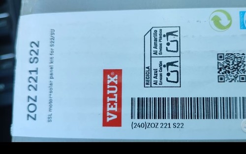 Velux zoz 221 - 221, motore