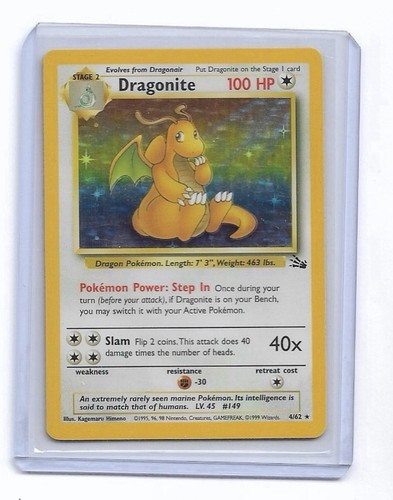 Dragonite pokemon vintage - vintage, 1999
