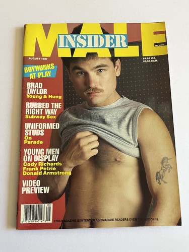 Rare vintage male insider - rare,
