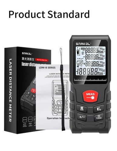 Misuratore distanza laser - misuratore, 50m