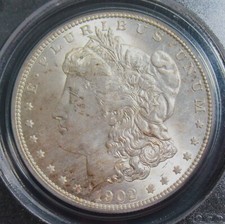 1902-O Dollaro Morgan. PCGS MS63. Contenitore Più Vecchio. PQ!!!