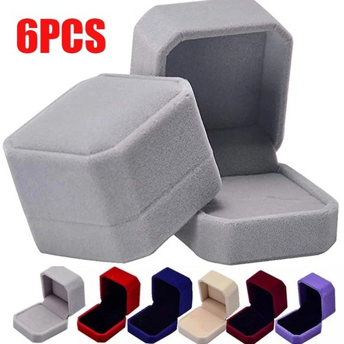 6pcs scatola anello gioielli - 6pcs,