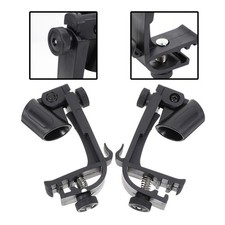  2pcs Conveniente clip microfono clip tamburo clip in plastica porta microfono