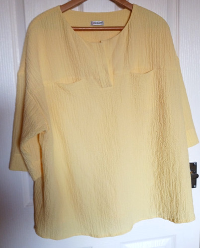 Top donna giallo damart - top, taglia