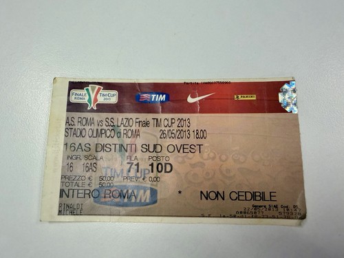 Roma lazio biglietto ticket - lazio,