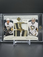 Patch UD Ultimate Sidney Crosby Marc Andre Fleury 2009-10 doppia/25 GU patch
