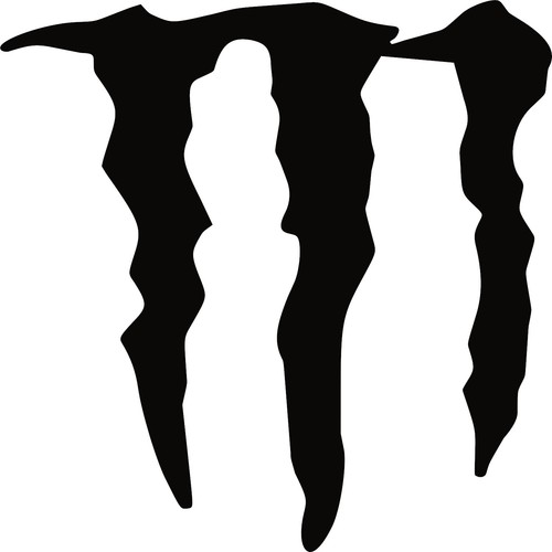 Monster logo decalcomanie - monster,