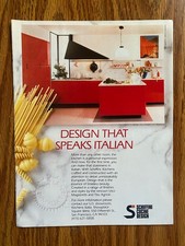 Pubblicità Stampa Schiffini Cucina 1987 Design Vico Magistretti Tito Agnoli