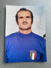 SANDRO MAZZOLA Campione Europeo 1968/Vice Mondiali 1970 foto firmata 10x15 autografo