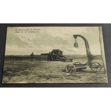 Cartolina S. Francesco al Campo - Obice da 305 in Posizione