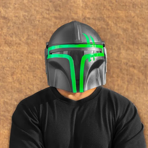 Casco mandaloriano verde - casco,