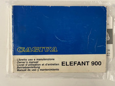 ORIGINALE USATO !!! Libretto uso e manutenzione CAGIVA ELEFANT 900