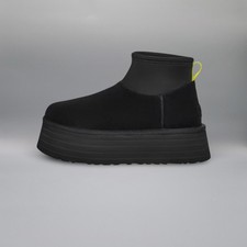 Stivali originali UGG Classic Mini Dipper nero giallo 1168170-BLK NUOVI