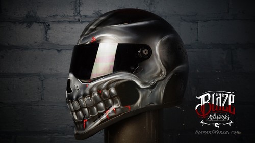 Casco moto grafico - casco,