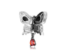 Ciondolo charm farfalla nero