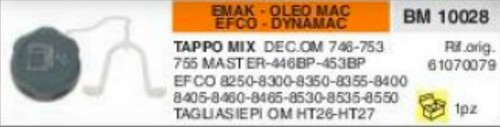 Tappo miscela decespugliatore - miscela,