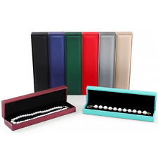 Scatola lunga in pelle per