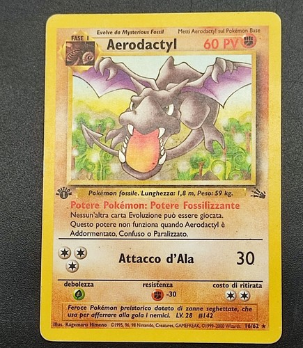 Pokemon aerodactyl 62 - aerodactyl, 16/62