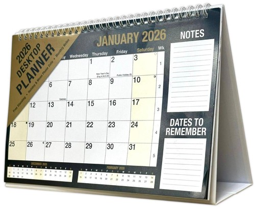 Calendario 2026 mese - da, vedere