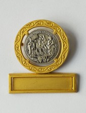 Spilla XIII Congresso Nazionale Microbiologia 1965 Parma Salsomaggiore - Argento